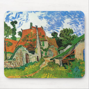 Tapis De Souris Village Street par Vincent van Gogh