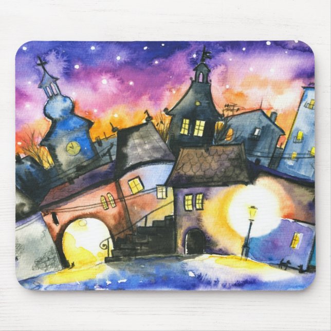 Tapis De Souris Ville (Devant)