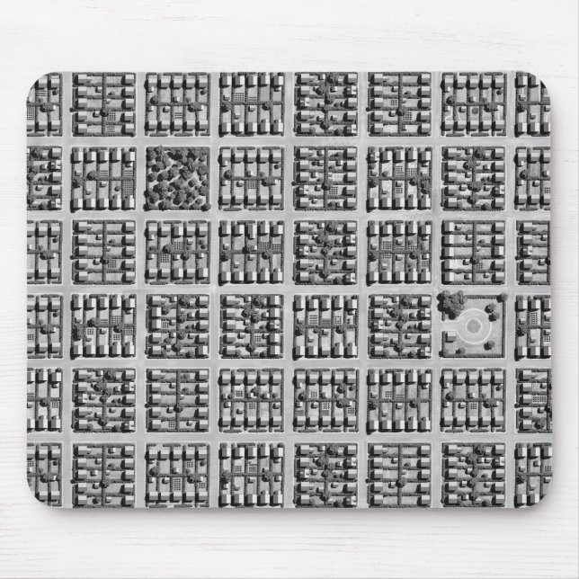 Tapis De Souris Ville carré (Devant)