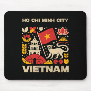 Tapis De Souris Ville de Ho Chi Minh Vietnam Souvenir Ville de Ho