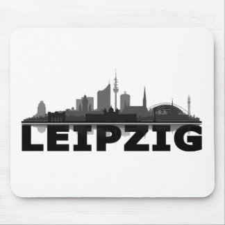 Tapis De Souris Ville de Leipzig Skyline Mousepad