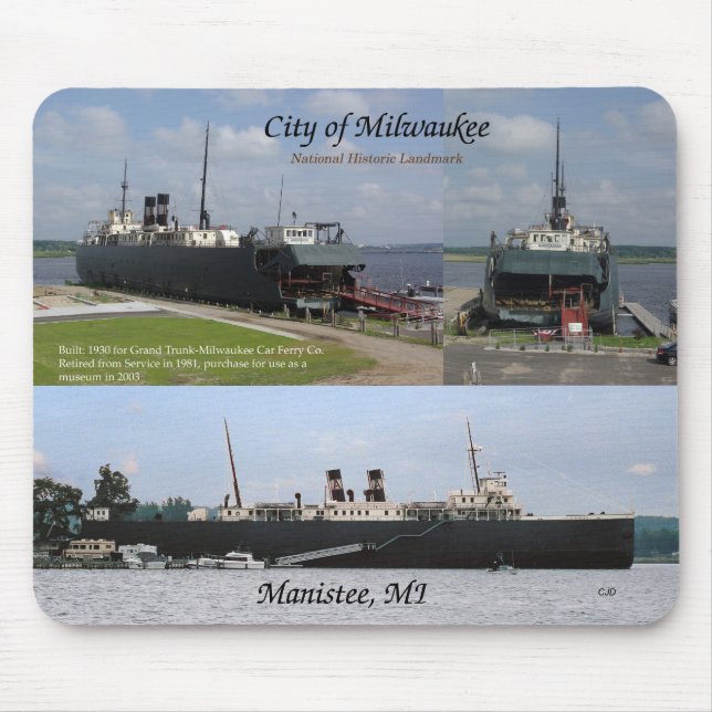 Tapis De Souris Ville de Milwaukee 3 photo mousepad (Devant)