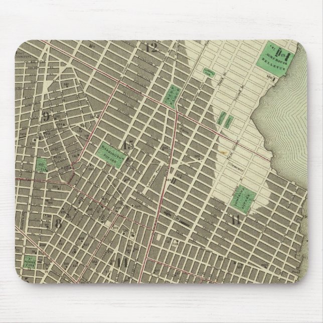 Tapis De Souris Ville De New York (Devant)