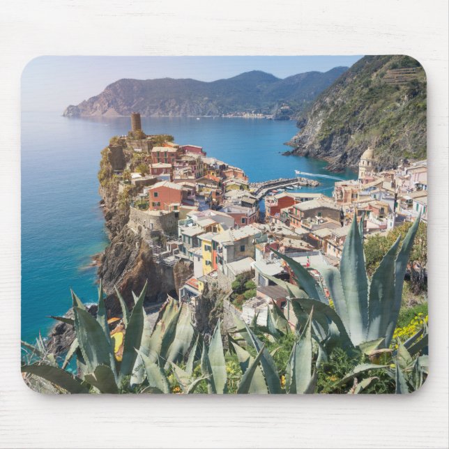 Tapis De Souris Ville de Vernazza dans le Cinque Terre (Devant)