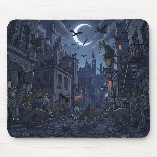 Tapis De Souris Ville des Animaux (Devant)