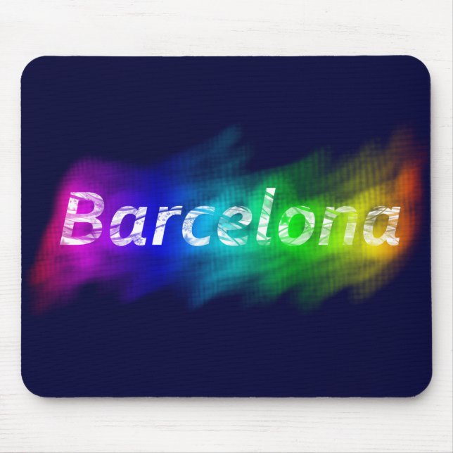 Tapis De Souris Ville fière de Barcelone (Devant)