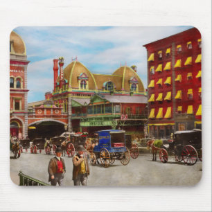 Tapis De Souris Ville - NY - La gare Grand Central Depot 1890