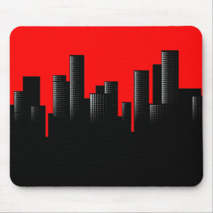 Tapis De Souris ville rouge