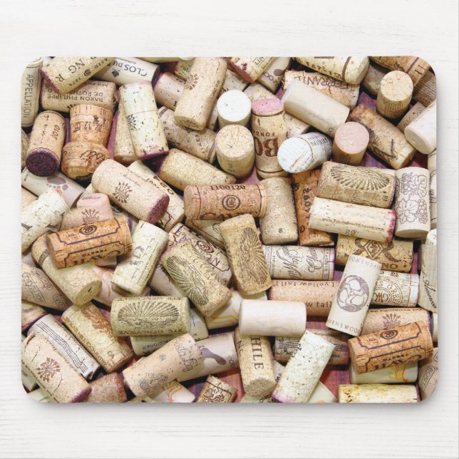 Tapis De Souris Vin Corks Mousepad (Devant)