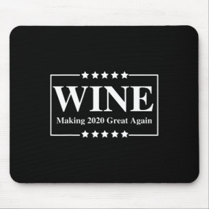 Tapis De Souris Vin rend grand à nouveau - Trump drôle républicain