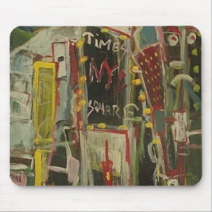 TAPIS DE SOURIS VIN ROUGE DE TIMES SQUARE