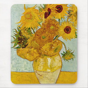 Tapis De Souris Vincent Van Gogh 12 Tournesols Impressionniste