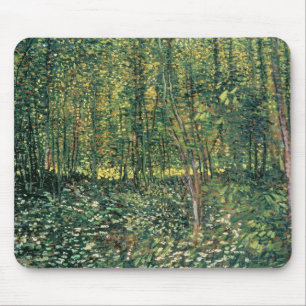 Tapis De Souris Vincent van Gogh   Arbres et sous-bois, 1887