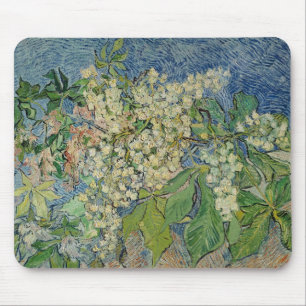 Tapis De Souris Vincent van Gogh Branches en fleurs de châtaignie