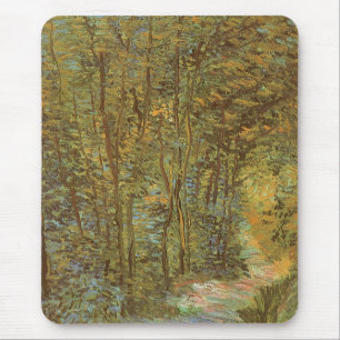 Tapis De Souris Vincent van Gogh - Chemin dans les bois