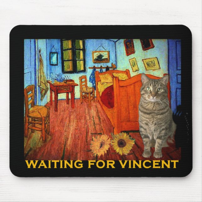 Tapis De Souris Vincent van Gogh de attente (Devant)