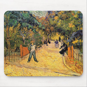 Tapis De Souris Vincent van Gogh - Entrée du Parc Public, Arles