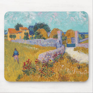 Tapis De Souris Vincent van Gogh - Ferme en Provence