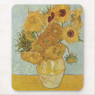 Tapis De Souris Vincent Van Gogh - Fleurs de soleil