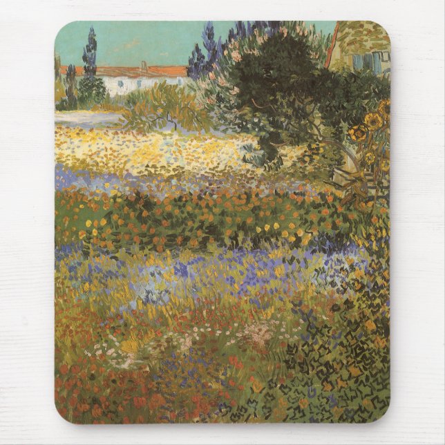 Tapis De Souris Vincent van Gogh - Flower Garden (Devant)