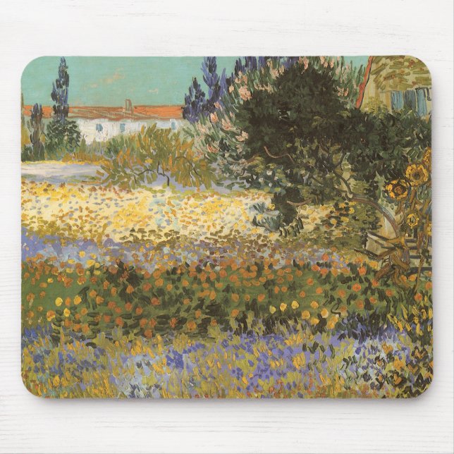 Tapis De Souris Vincent van Gogh - Flower Garden (Devant)