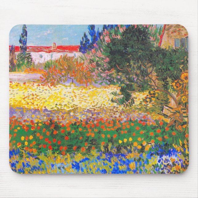 Tapis De Souris Vincent Van Gogh Flower Garden (Devant)