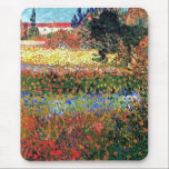 Tapis De Souris Vincent Van Gogh - Flower Garden Art<br><div class="desc">Huile sur toile de 1888 montrant un beau jardin fleuri au printemps sous un ciel bleu. Contrairement à des magasins similaires, Art Lover's Cafe présente des oeuvres d'art classiques à haute résolution qui ont été restaurées, équilibrées et retouchées avec soin afin d'éliminer les taches et les artefacts que l'on trouve...</div>