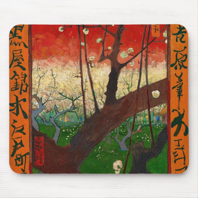 Tapis De Souris Vincent van Gogh - Flowering Plum Tree (Devant)