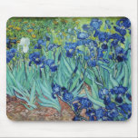 Tapis De Souris Vincent van Gogh Irises<br><div class="desc">Vincent van Gogh Irises. Célèbre art floral vintage,  impressionnisme.</div>