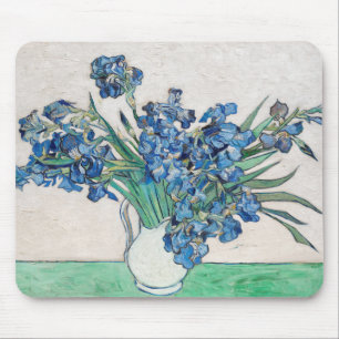 Tapis De Souris Vincent Van Gogh. Irises. Impressionnisme floral
