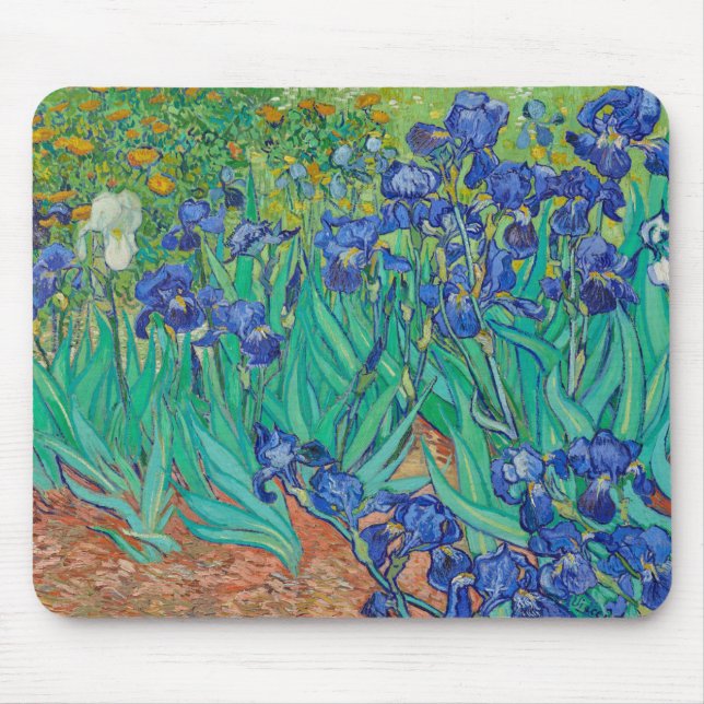 TAPIS DE SOURIS VINCENT VAN GOGH "IRISES" MOUSE PAD (Devant)