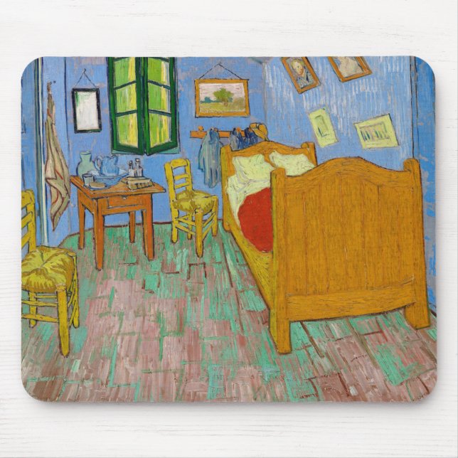 TAPIS DE SOURIS VINCENT VAN GOGH "LA CHAMBRE À SOURIS" (Devant)