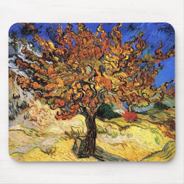 Tapis De Souris Vincent Van Gogh - Le Mûrier Beaux-Arts (Devant)