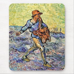 Tapis De Souris Vincent Van Gogh - Le Semeur - Peinture d'art fin