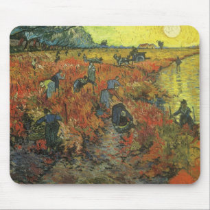 Tapis De Souris Vincent van Gogh - Le vignoble rouge