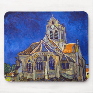 Tapis De Souris Vincent van Gogh - L'église d'Auvers