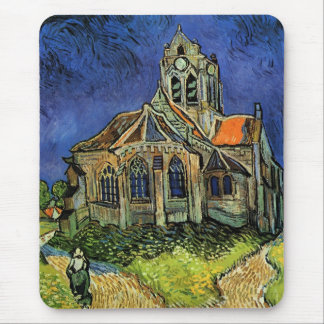 Tapis De Souris Vincent van Gogh - L'église d'Auvers