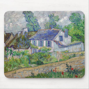 Tapis De Souris Vincent van Gogh - Maisons à Auvers