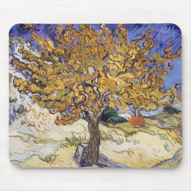 Tapis De Souris Vincent van Gogh| Mulberry Tree, 1889 (Devant)