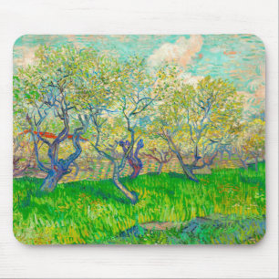 Tapis De Souris Vincent van Gogh Orchard à Blossom