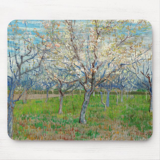 Tapis De Souris Vincent van Gogh - Orchard rose (Devant)