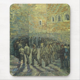 Tapis De Souris Vincent van Gogh - Prisonniers exerçant