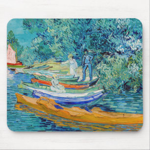 Tapis De Souris Vincent van Gogh - Rive de l'Oise à Auvers
