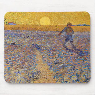Tapis De Souris Vincent van Gogh - Sower avec réglage Sun