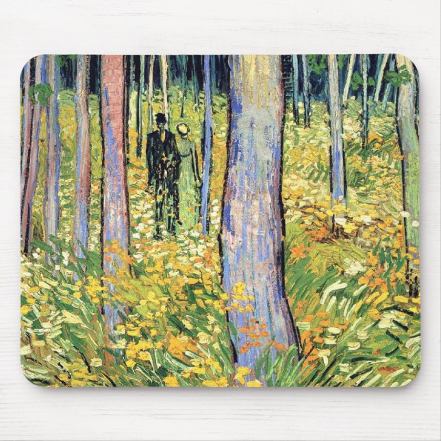 Tapis De Souris Vincent Van Gogh - Undergrowth With Two Figures (Devant)