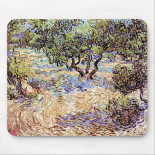 Tapis De Souris Vincent Van Gogh - Verger d'oliviers Beaux-Arts