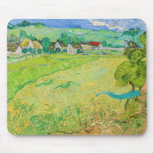 Tapis De Souris Vincent van Gogh - Vue des Vessenots près d'Auvers