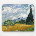 Tapis De Souris Vincent Van Gogh Wheat Field With Cypresses<br><div class="desc">Vincent Van Gogh Champ de blé avec Cyprès Art fin Un champ de roues avec Cyprès (parfois appelé Un Cornfield avec Cyprès) est l'une des trois peintures à l'huile similaires de 1889 par Vincent van Gogh, dans le cadre de sa série de champs de blé. Tous furent exécutés à l'asile...</div>