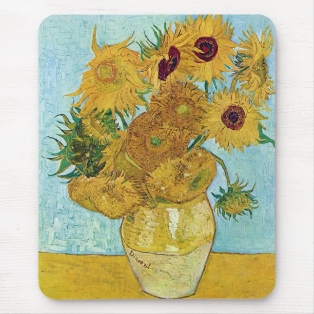 Tapis De Souris Vincent Willem van Gogh, sunflower (Devant)