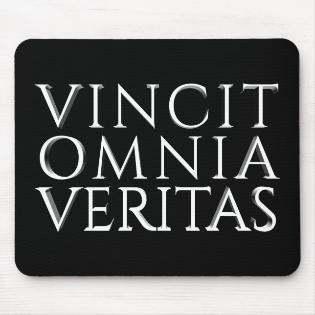 TAPIS DE SOURIS VINCIT OMNIA VERITAS MOUSE PAD (Devant)